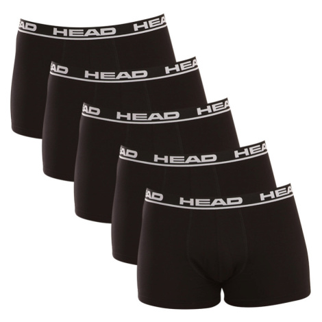 5PACK pánské boxerky HEAD černé (701203974 010)
