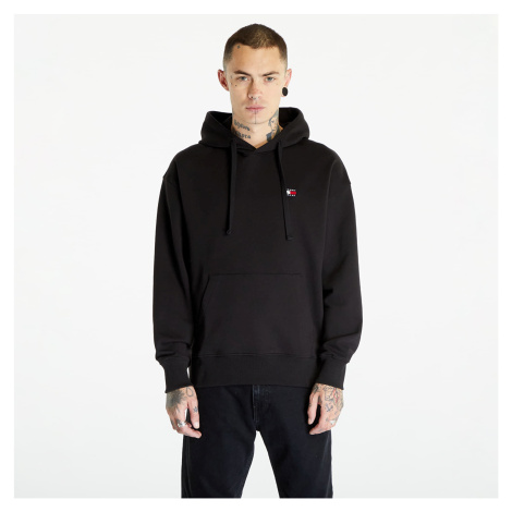 Tommy Jeans Relaxed Badge Hoodie Black Tommy Hilfiger