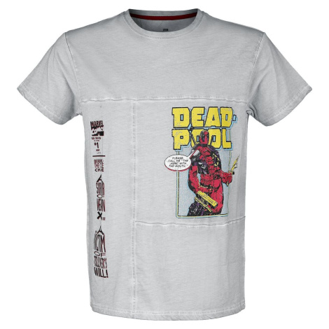 Deadpool 90 Tričko šedá