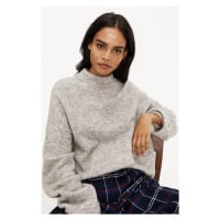 Tommy Hilfiger Sweater - NEW MAKAYLA MOCK-NK SWTR grey