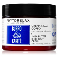 Phytorelax Laboratories Shea Butter výživný tělový krém s bambuckým máslem 250 ml