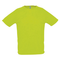 SOĽS Sporty Pánské triko s krátkým rukávem SL11939 Neon green