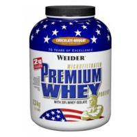 WEIDER Premium whey syrovátkový protein vanilka a karamel 2300 g