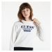 GUESS Front logo sweater White