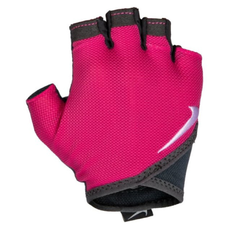Nike ESSENTIAL Dámské fitness rukavice, růžová, velikost