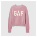 Svetr GAP Logo Sweater Lilas Pink