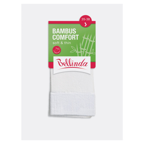 Bílé dámské ponožky Bellinda BAMBUS COMFORT SOCKS