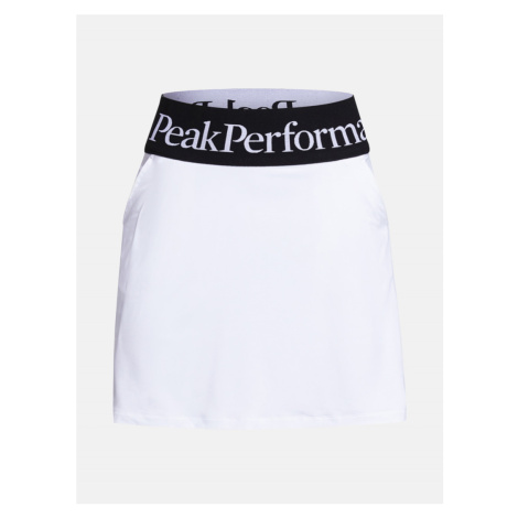 Sukně peak performance w turf skirt bílá