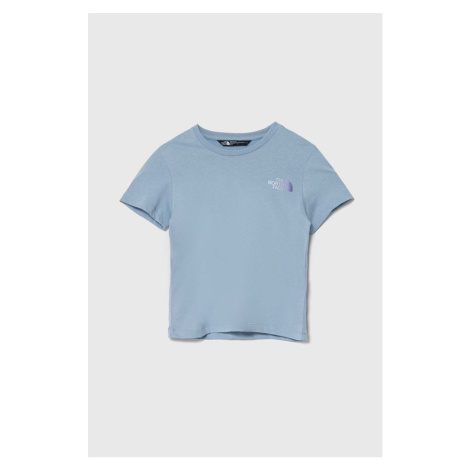 Dětské bavlněné tričko The North Face RELAXED GRAPHIC TEE 2 tyrkysová barva