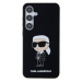 Karl Lagerfeld Liquid Silicone Ikonik NFT Zadní Kryt pro Samsung Galaxy S24+ Black