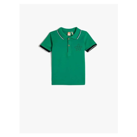 Koton Boys' T-shirt Green 3smb10140tk