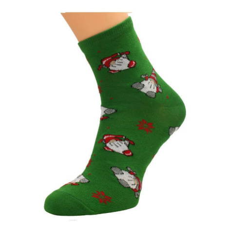 Bratex 2988 X-Mass Socks Women's 36-41 green d-984