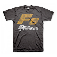 Fast & Furious tričko, F8 Distressed Logo Grey, pánské