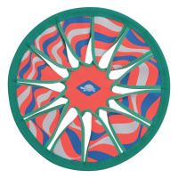 Frisbee - létající talíř SCHILDKROT Neoprene Disc - červený