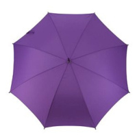 Derby Hit Long Automatik - dámský holový vystřelovací deštník, fialová, plná barva