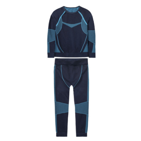lupilu® Chlapecké bezešvé funkční spodní prádlo, 2dílná souprava (navy modrá)