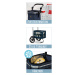 PUNTA nákupní taška na kolečkách s termokapsou - 45L - modrá
