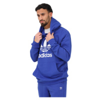 ADIDAS ORIGINALS-TREFOIL HOODY-Blue Modrá