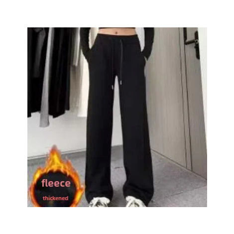 Dámské zateplené kalhoty s vysokým pasem