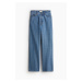 H & M - Džínové kalhoty's puky - modrá