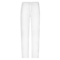 James & Nicholson Pánské bílé pracovní kalhoty JN3004