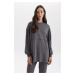 DEFACTO Regular Fit Crew Neck Long Sleeve Tunic