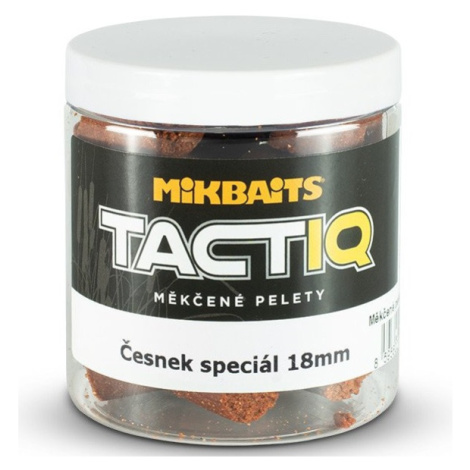 Mikbaits měkčené pelety tactiq 250 ml 18 mm-česnek speciál