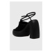 Sandály Karl Lagerfeld ASTRAGON HI černá barva, KL33725