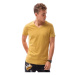 OMBRE-T-shirt SS-S1369-V8-MUSTARD Žlutá