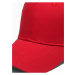 Červená pánská kšiltovka Ombre Clothing