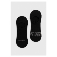 Ponožky Calvin Klein 2-pack pánské, černá barva, 701226648