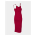 Outhorn HOL21-SUDD601 RED Dámské šaty US HOL21-SUDD601 RED