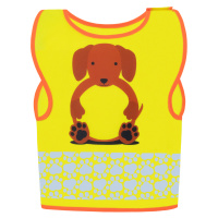Korntex Wildlife Dětská reflexní vesta KX119K Dog Yellow