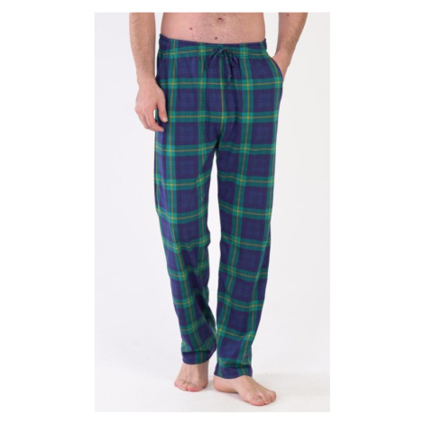 Pánské pyžamové kalhoty Vienetta Secret Richard | zelená