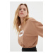 Trendyol Sweatshirt - Brown - Regular fit