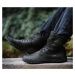 GROUNDIES WILLIAMSBURG Black | Kotníkové barefoot boty