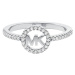 Michael Kors Luxusní stříbrný prsten se zirkony MKC1250AN040 57 mm