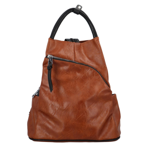 Trendový dámský batoh Zuela, hnědá L&H