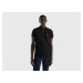 Benetton, Black Slim Fit Polo