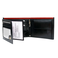 Pánské peněženky Peněženka N992 RVT černá+červená černá