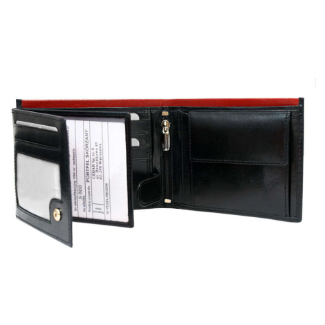 Pánské peněženky Peněženka N992 RVT černá+červená černá FPrice