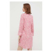 Noční košilka Lauren Ralph Lauren dámská, růžová barva