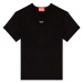 Tričko diesel t-uncutie-long-n15 t-shirt černá