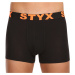 10PACK pánské boxerky Styx sportovní guma černé (10G9601)