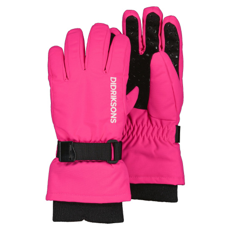 Dětské rukavice Didriksons BIGGLES Gloves prstové - True Pink K04 Didriksons 1913