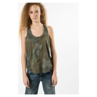 Tank top - G-STAR Army radar tanktop wmn s-less MBC A green