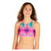 Dívčí plavkový sportovní top Litex 6B428 tisk | růžová