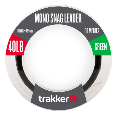 Trakker šokový vlasec snag leader green 100 m - 0,55 mm 18,1 kg 40 lb