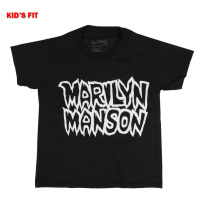 Tričko metal dětské Marilyn Manson - Classic Logo - ROCK OFF - MMTS25BB