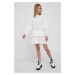 Šaty Vero Moda bílá barva, mini, oversize